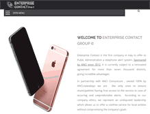 Tablet Screenshot of enterprisecontact.com